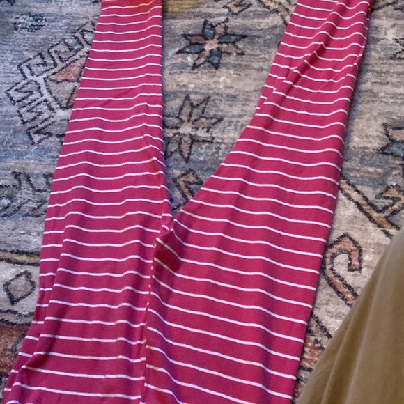 Pink pajama pants. Nice snug fit. Only worn a couple times. - Picture 3 of 4